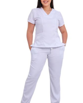 Imagem de Scrub feminino, Pijama cirúrgico, Uniforme enfermagem, Uniforme médico em GABARDINE