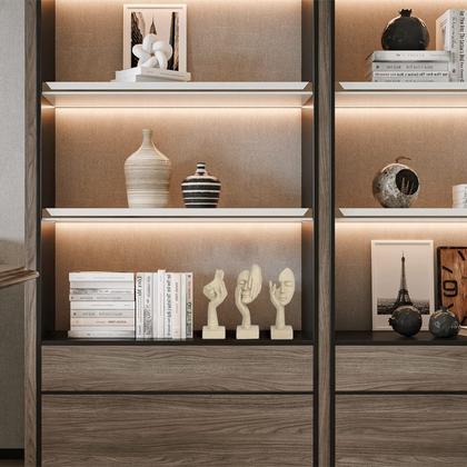 Imagem de Sculpture prosfalt Thinker Statue Modern Home Resin 3 unidades