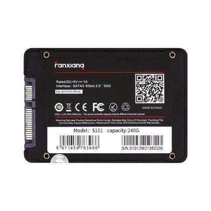 Sdd 2.5 240Gb Fanxiang S101 Sata 3 Preto - HD SSD - Magazine Luiza