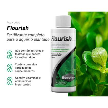 Imagem de Seachem Flourish 100ml + Flourish Excel 100ml Kit Fertilizante Iniciante
