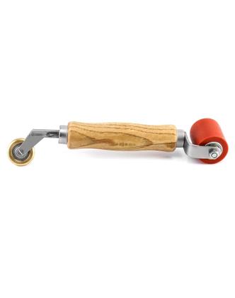 Imagem de Seam Roller QWORK 40 mm de silicone com detalhes em latão de 6 mm Penny