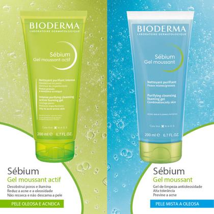 Imagem de Sébium Gel Moussant Bioderma - Gel de Limpeza Antioleosidade