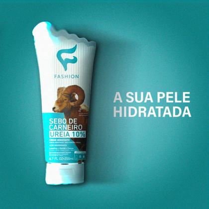 Imagem de Sebo de Carneiro com Ureia Creme Hidratante 200ml Fashion