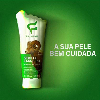 Imagem de Sebo de Carneiro Tradicional Creme Hidratante 200ml Fashion