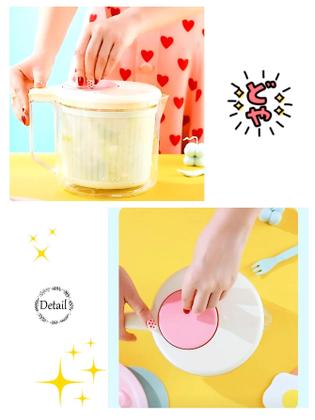 Imagem de Seca Salada Centrífuga Secadora De Folhas Manual - Verde