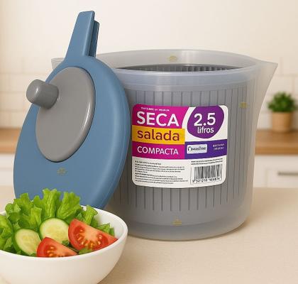 Imagem de Seca Salada com Cesto Compacta 2,5 L Mix Home