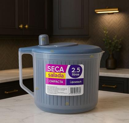 Imagem de Seca Salada com Cesto Compacta 2,5 L Mix Home