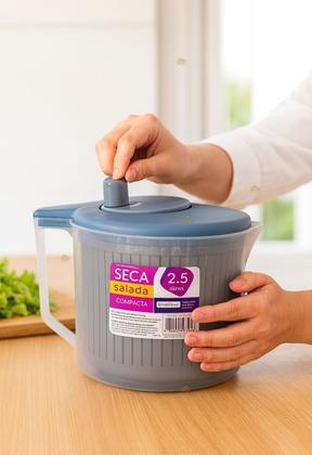 Imagem de Seca Salada com Cesto Compacta 2,5 L Mix Home