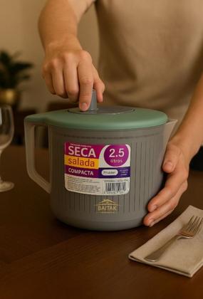 Imagem de Seca Salada com Cesto Compacta 2,5 L Mix Home