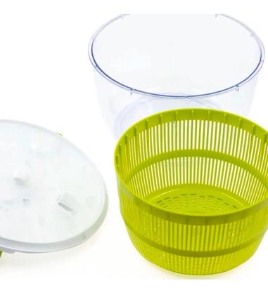 Imagem de Seca Saladas Centrifuga Secadora Folhas Tampa Com Travas