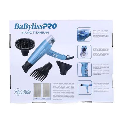 Imagem de Secador Babylisspro Nano Titanium Dual Ionic Ultraleve 127v