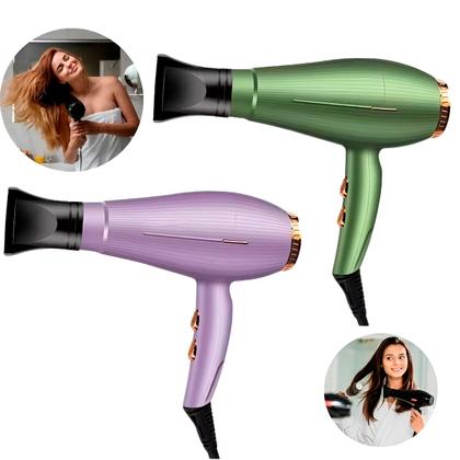 Imagem de Secador de Cabelo 110V Profissional Difusor de Calor Lilás