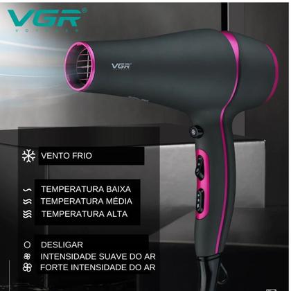Imagem de Secador De Cabelo 1800w Linha Profissional 127v Premium