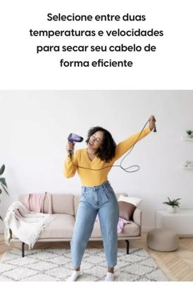 Imagem de Secador De Cabelo Elgin Glossy Color To Go Viagens Bivolt