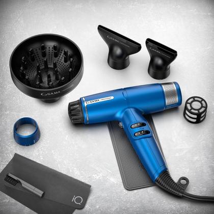 Imagem de Secador de cabelo gama iq lite azul - 220v