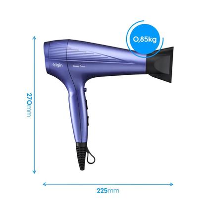 Imagem de Secador de Cabelo Glossy Color 2000W Secagem Rápida -