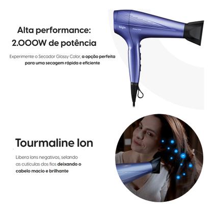 Imagem de Secador de Cabelo Glossy Color SEB20 220v 2000w Elgin