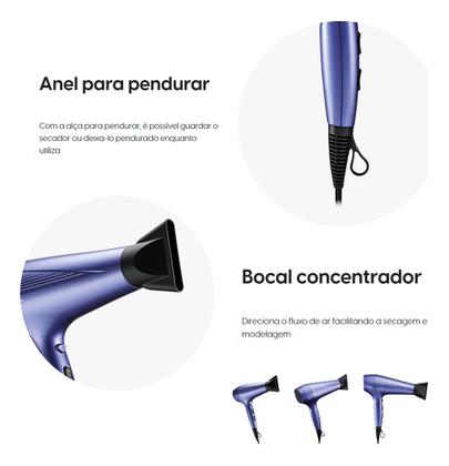 Imagem de Secador de Cabelo Glossy Color SEB20 220v 2000w Elgin