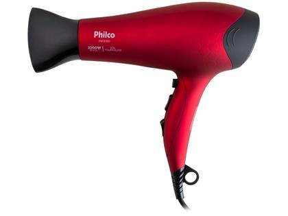 Imagem de Secador de Cabelo Philco Íons Tourmaline Cherry 2200W 2 Velocidades PSC2350