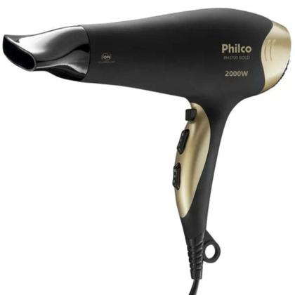 Imagem de Secador de Cabelo Philco PH3700 Gold Com Difusor 2000W