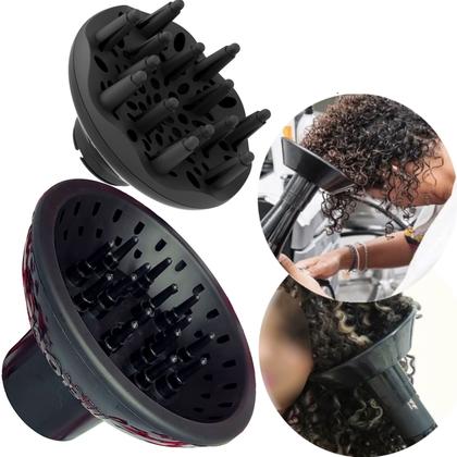 Imagem de Secador De Cabelo Philco Profissional 2200w Ions Ar Quente Frio Stilo Bivolt Com 2 Difusor De Cachos