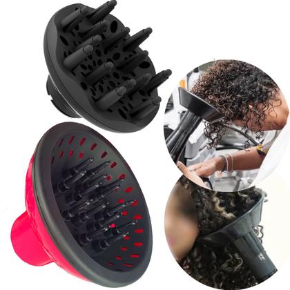 Imagem de Secador De Cabelo Philco Profissional 2200w Ions Ar Quente Frio Stilo Bivolt Com 2 Difusor De Cachos