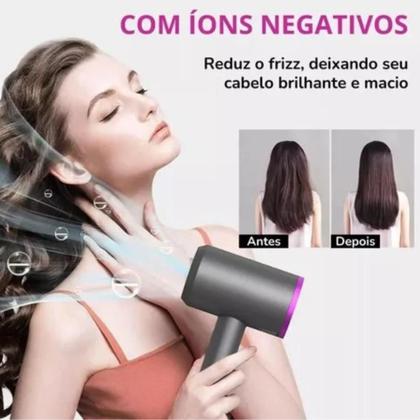 Imagem de Secador De Cabelo Portátil E Super Leve Supersônico 220V