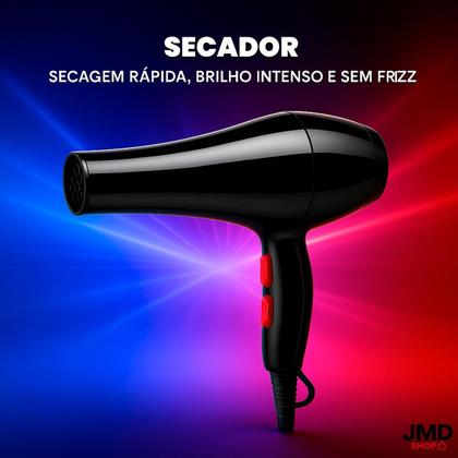Imagem de Secador de Cabelo Profissional 1600W 2200W Bocal Direcionador 127V