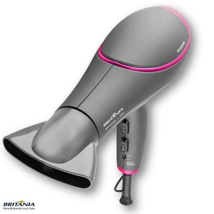 Imagem de Secador de Cabelo Profissional Bivolt Britânia BSC2200 2100W Com Difusor Cachos