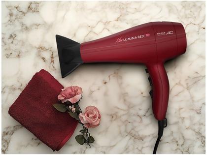 Imagem de Secador de cabelo profissional gama new lumina red 3d 2200w - 220v