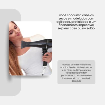 Imagem de Secador De Cabelo Profissional Potente 1800w 110/220v