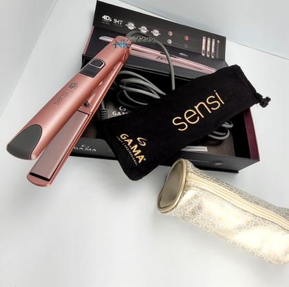 Imagem de Secador De Cabelo Taiff 1700w Ions Profissional Ar Quente Frio Preto Difusor De Cachos Prancha Cerâmica 450ºf Sensi