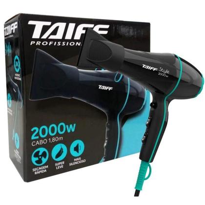 Imagem de Secador de Cabelo Taiff Style Preto 2000W - 127V