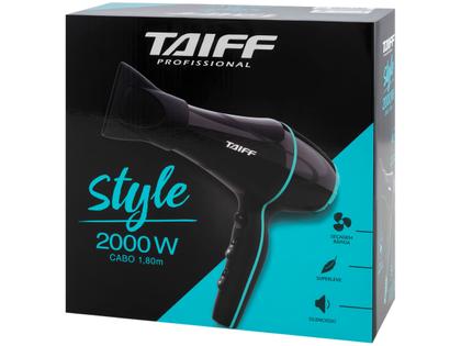 Imagem de Secador de Cabelo Taiff Style Preto 2000W