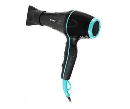 Imagem de Secador De Cabelo Taiff Style Preto 2000w Profissional Com Difusor Cachos