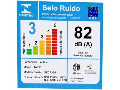 Imagem de Secador De Cabelo Vulcan 2500W Cinza Taiff 220V
