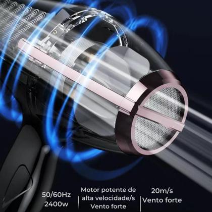 Imagem de Secador De Cabelos Com Difusor Profissional Leve CABO DE 1,75M Potente