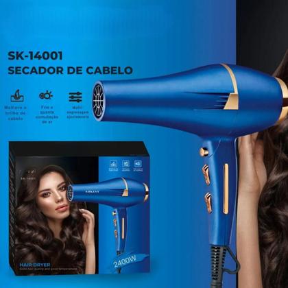 Imagem de Secador De Cabelos Com Difusor Profissional Leve CABO DE 1,75M Potente