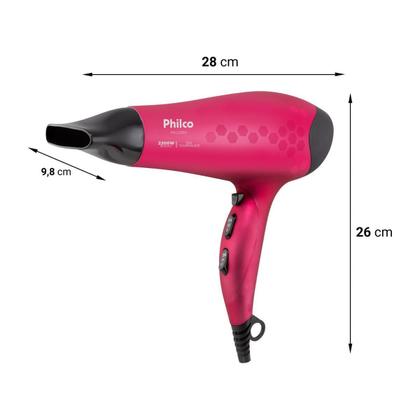 Imagem de Secador de Cabelos Philco Íons Tourmaline 2200W Bivolt PSC2350