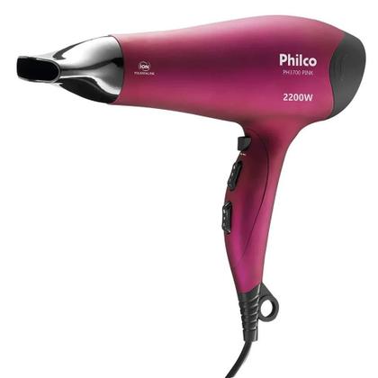 Imagem de Secador de Cabelos Philco PH3700 Pink 2200W 220V