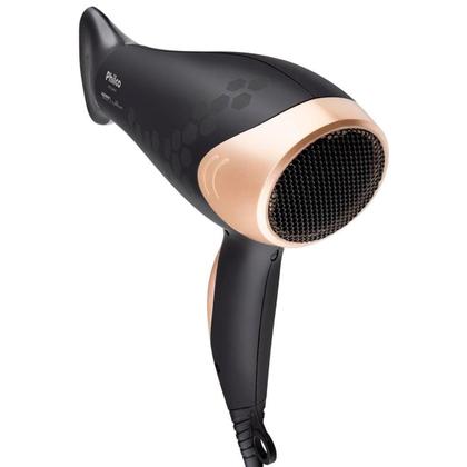 Imagem de Secador de Cabelos Philco Tourmaline Íons com Difusor Bivolt 2200W PSC2450 Preto
