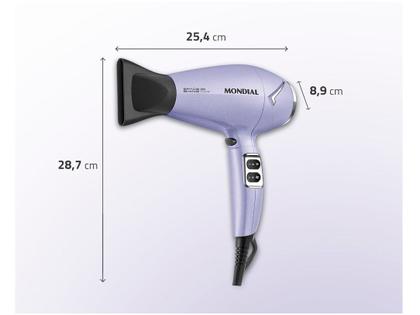 Imagem de Secador de Cabelos SC-21 Space Shine 2000W Lilás Mondial