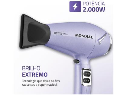 Imagem de Secador de Cabelos SC-21 Space Shine 2000W Lilás Mondial