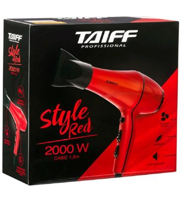 Imagem de Secador de Cabelos Taiff Style 2000W Profissional Com 3 Níveis de Temperaturas 2 Velocidades Jato Ar Frio