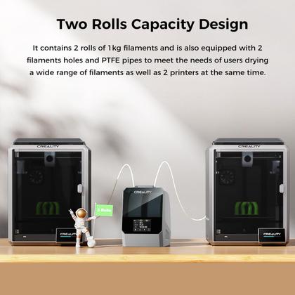Imagem de Secador de filamentos Creality Space Pi Plus com 2 bobinas PLA PETG ABS