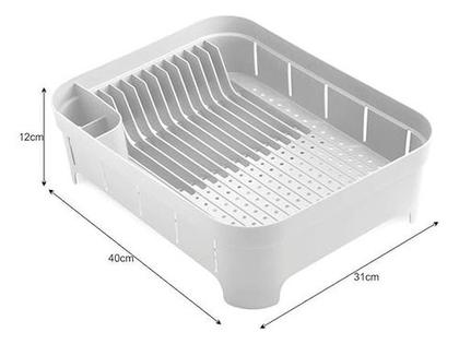 Imagem de Secador De Louças Para 12 Pratos Com Porta Talheres Cozinha