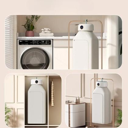 Imagem de Secador de Roupas Portátil 600W Dobrável Secagem Rápida para Dormitório e Apartamento 110V ou 220V