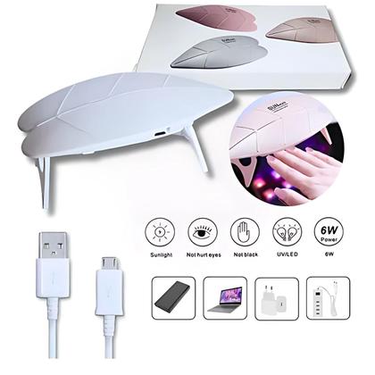 Imagem de Secador de Unhas Mini Cabine LED 6W UV  6 Lâmpadas Temporizador