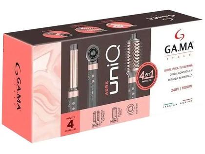 Secador e Modelador de Cabelo 4 em 1 GAMA Italy Uniq Aura - Escova
