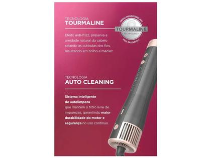 Secador e Modelador de Cabelo 4 em 1 GAMA Italy Uniq Aura - Escova